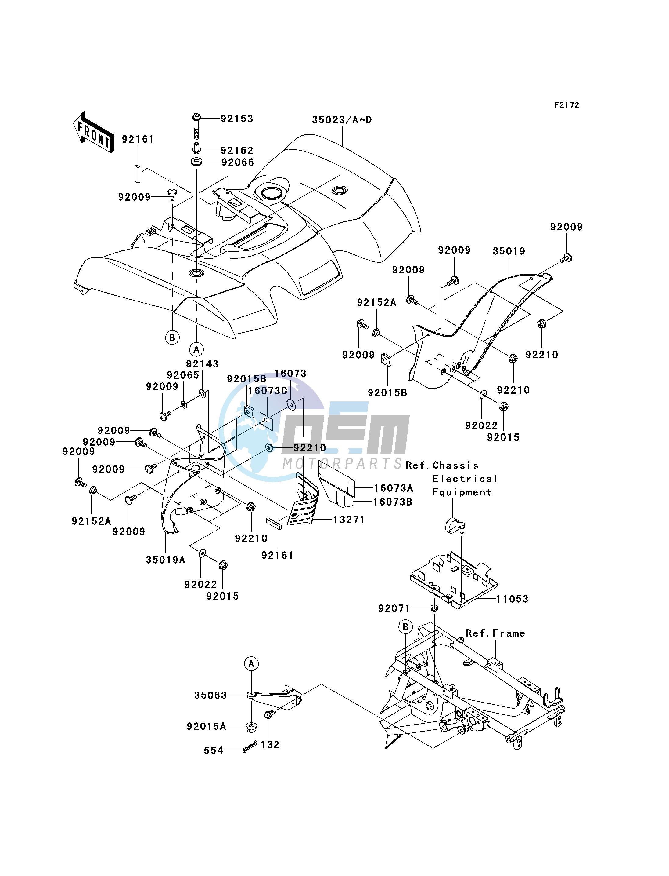 REAR FENDER-- S- -