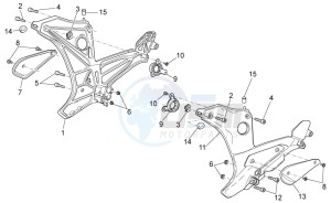 Norge 1200 IE 8V Polizia Stradale drawing Foot rests II