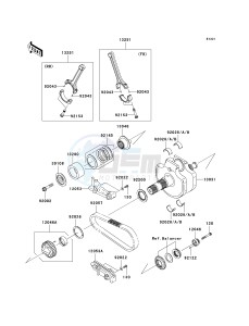 VN 2000 G [VULCAN 2000] (8F-9F) 0G9F drawing CRANKSHAFT