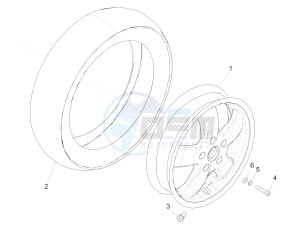 GTV 300HPE SEI GIORNI IE E4 ABS (NAFTA) drawing Front wheel