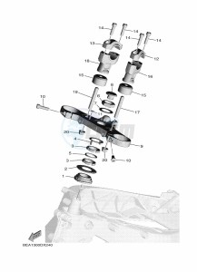 XSR900 MTM890-U (BMS1) drawing STEERING