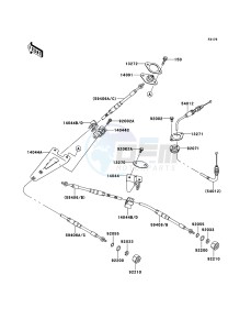 JET SKI ULTRA 260X JT1500E9F EU drawing Cables