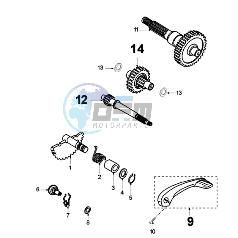 DRIVE SHAFTS / KICKSTARTER