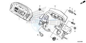 CRF250LE CRF250L Korea - (KO) drawing METER