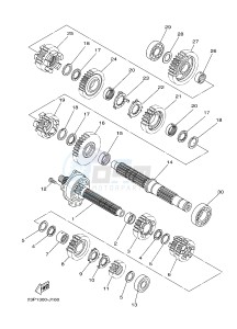 XT1200ZE SUPER TENERE ABS (BP91) drawing TRANSMISSION