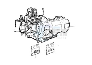 X8 125 drawing Engine