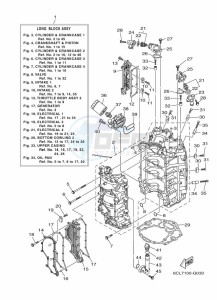 F250DETX drawing CYLINDER--CRANKCASE-1