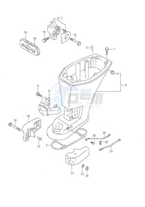 DF 9.9 drawing Driveshaft Housing