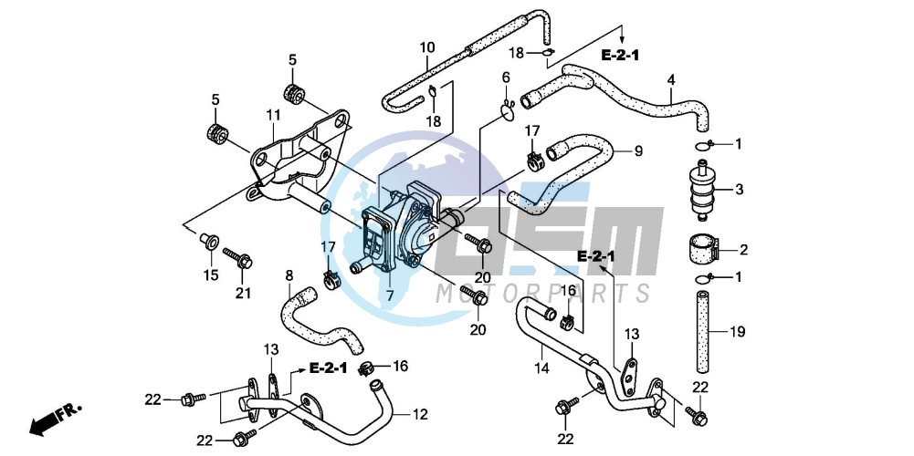 AIR SUCTION VALVE (CB250P6)