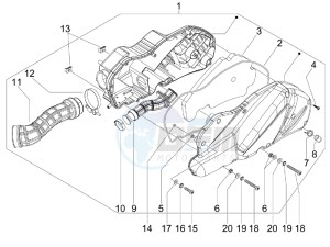 SR Max 125 drawing Air filter