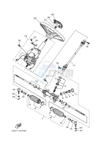 YXC700E VIKING VI EPS (2US5) drawing STEERING