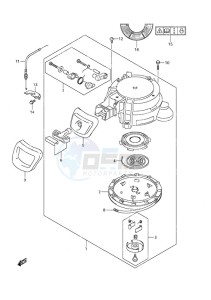 DF 9.9A drawing Recoil Starter