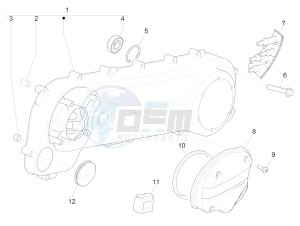 NRG POWER DT 50 drawing Crankcase cover - Crankcase cooling