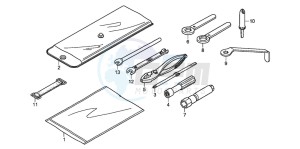 TRX500FPE drawing TOOLS