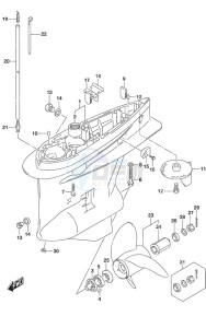 DF 200A drawing Gear Case (C/R)