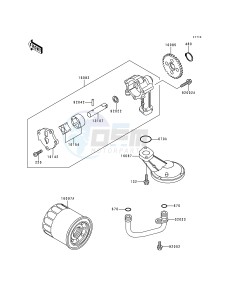 EN 500 A [VULCAN 500] (A1-D5) [VULCAN 500] drawing OIL PUMP_OIL FILTER