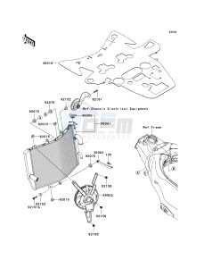 ZX 1000 D [NINJA ZX-10R] (D6F-D7FA) D7FA drawing RADIATOR