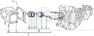 DNA 180 drawing Cylinder-piston-wrist pin ass