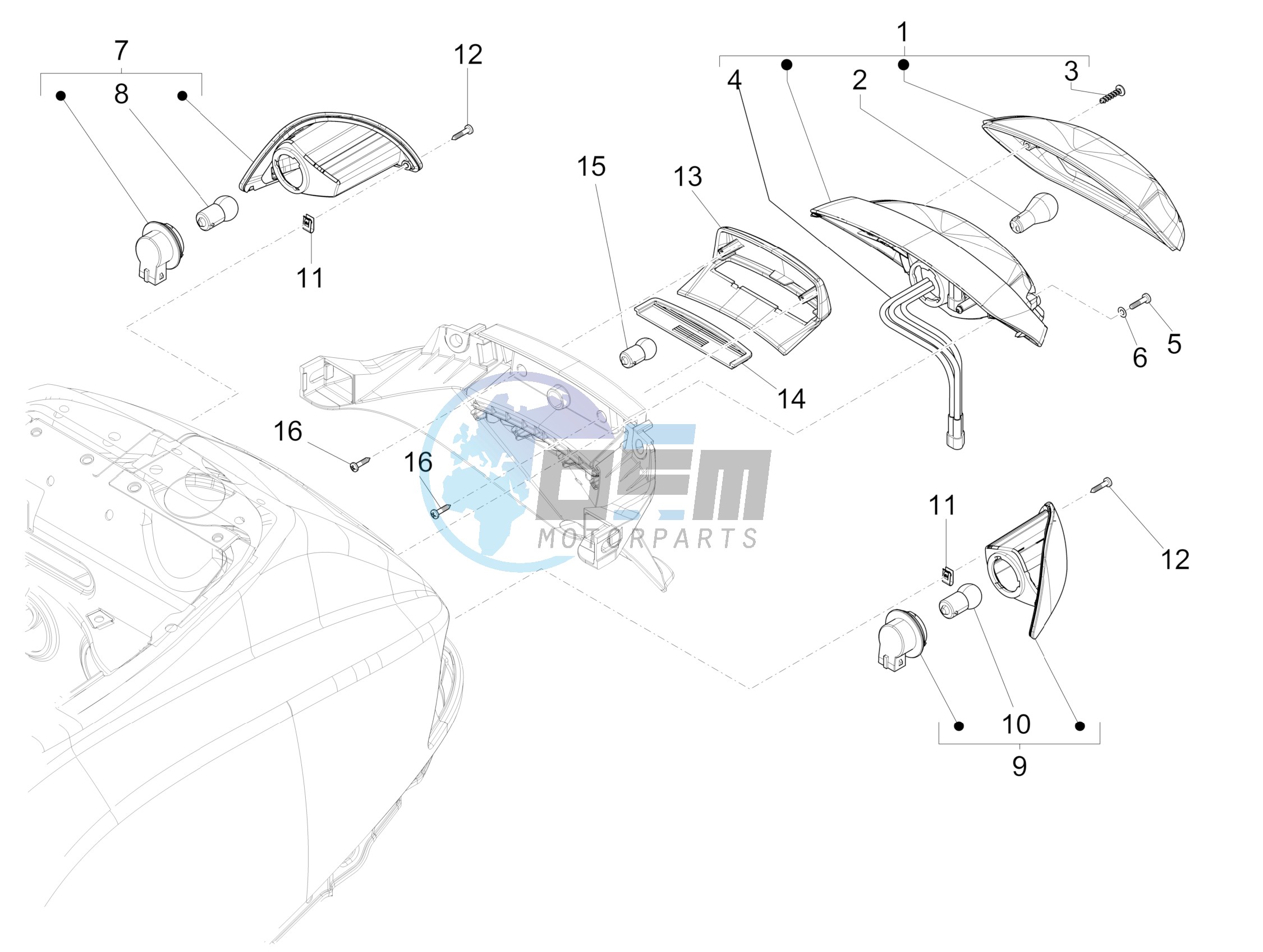 Tail light - Turn signal lamps