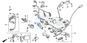 PK50M drawing WIRE HARNESS/ IGNITION COIL