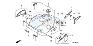 CBR1000RA9 ED / ABS REP drawing TOP SHELTER