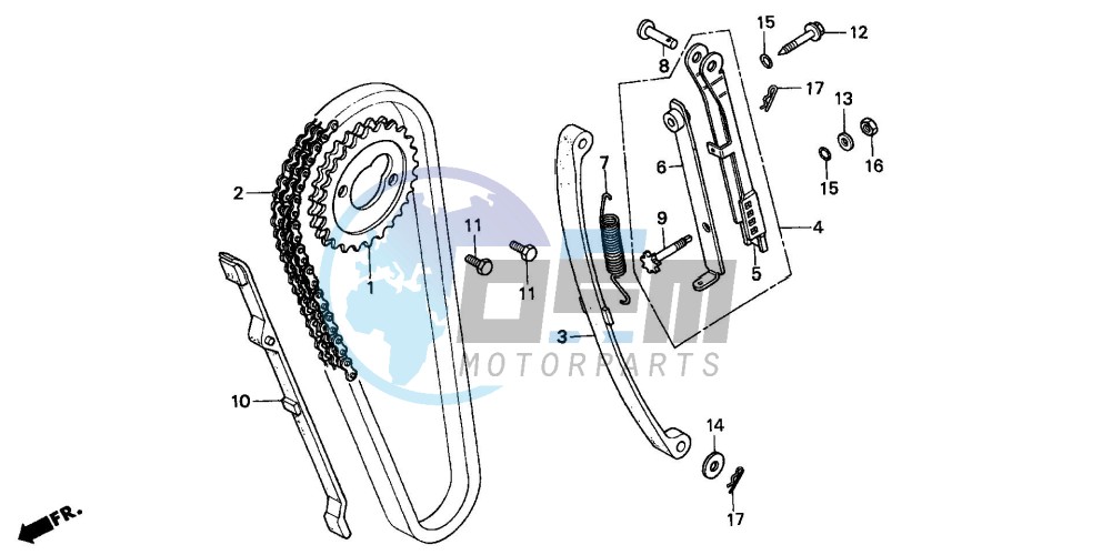 CAM CHAIN/TENSIONER