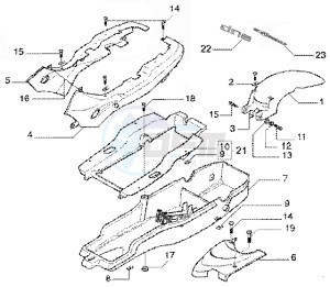 DNA GP EXPERIENCE 50 drawing Rear mudguard-undersaddle