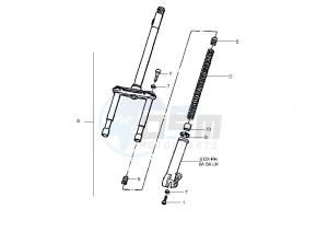 Zip 50 drawing Front Fork