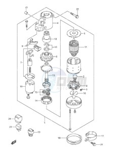 DF 90 drawing Starting Motor