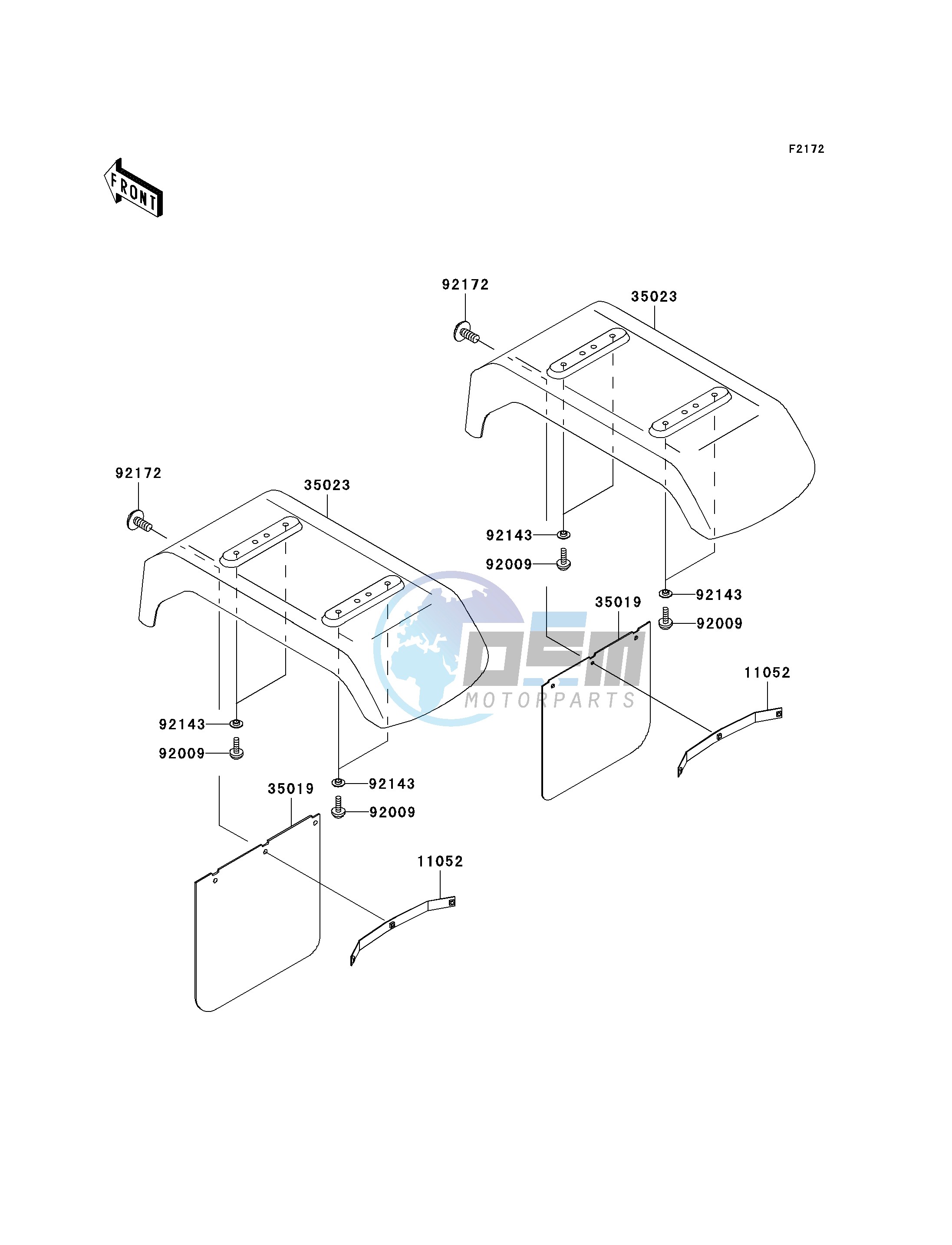 REAR FENDER-- S- -