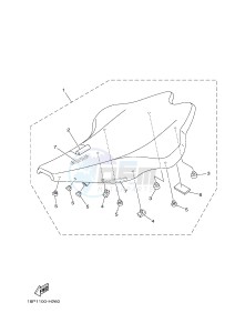 YFZ450R YFZ45YSSG YFZ450R SPECIAL EDITION (1TDT) drawing SEAT