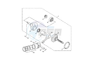 NXC CYGNUS X 125 drawing CRANKSHAFT – PISTON