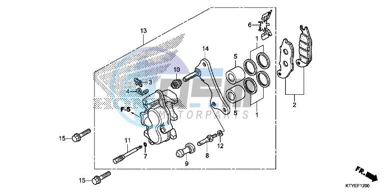 FRONT BRAKE CALIPER