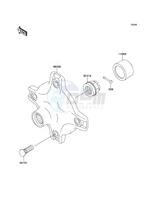 KVF360_4X4 KVF360-A3 EU GB drawing Rear Hub