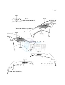 KVF 750 F [BRUTE FORCE 750 4X4I] (F8F) F8F drawing DECALS