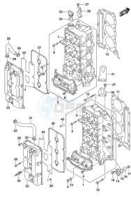 DF 225 drawing Cylinder Head