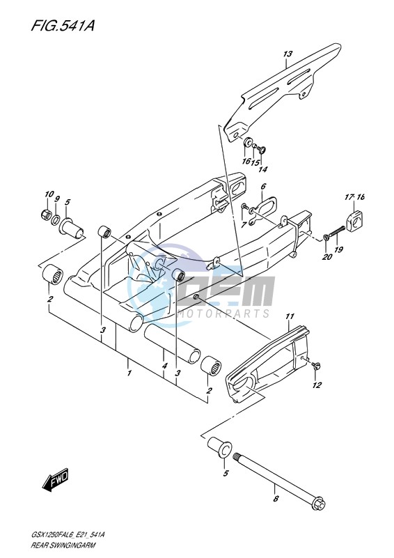 REAR SWINGINGARM