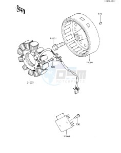 KL 250 D [KLR250] (D2-D3) [KLR250] drawing GENERATOR_REGULATOR