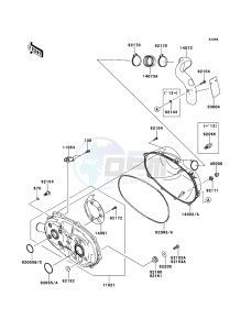 MULE_610_4X4 KAF400AEF EU drawing Converter Cover