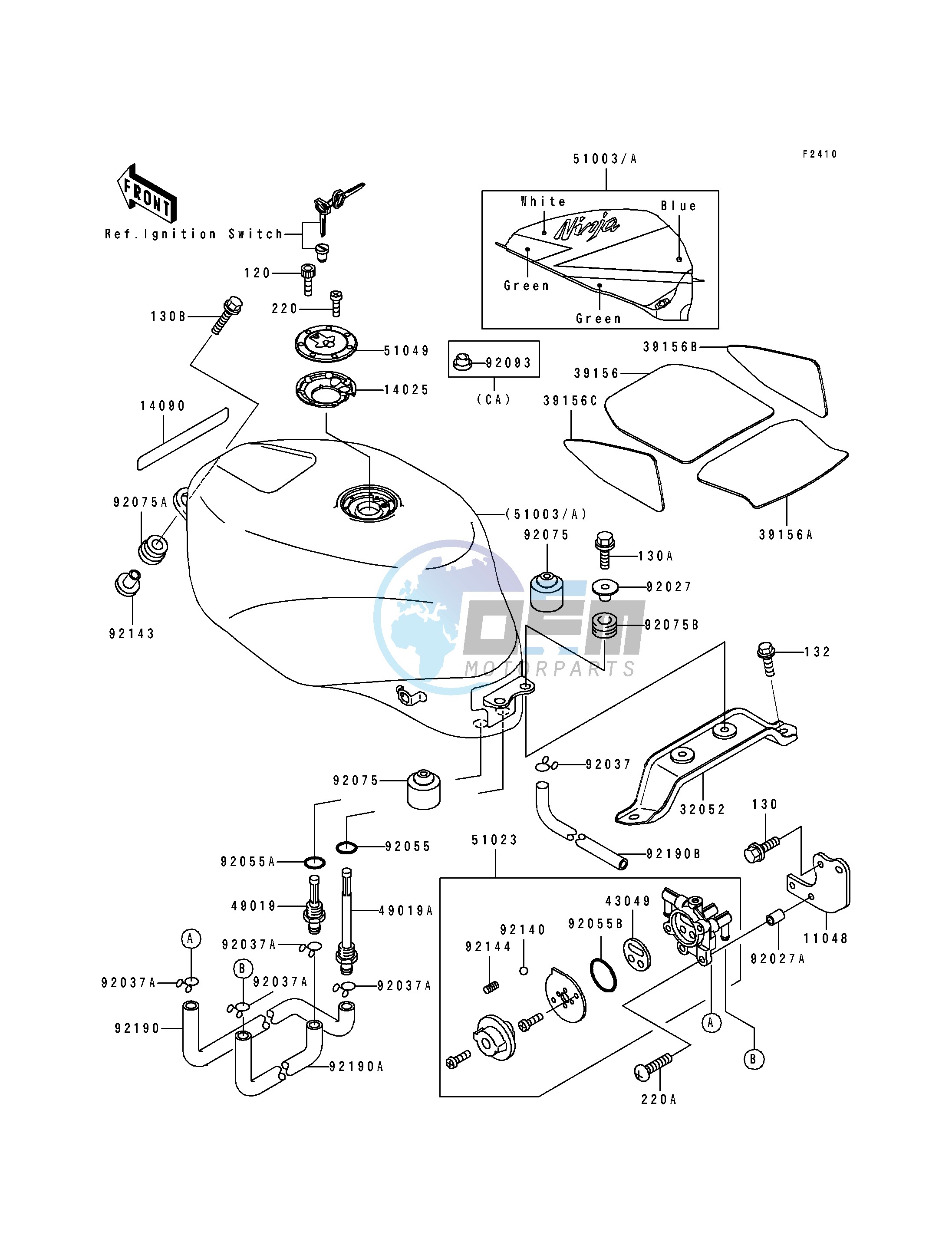 FUEL TANK -- ZX750-M1- -