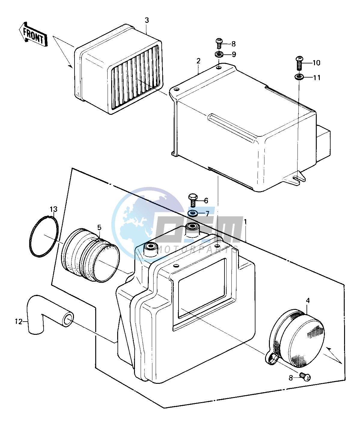 AIR CLEANER -- 80 D1- -