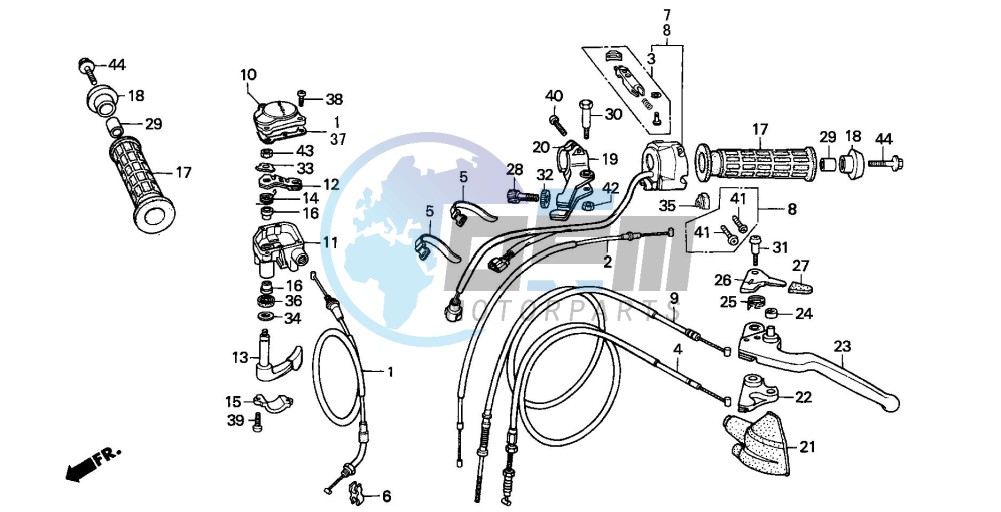 SWITCH/CABLE/HANDLE LEVER