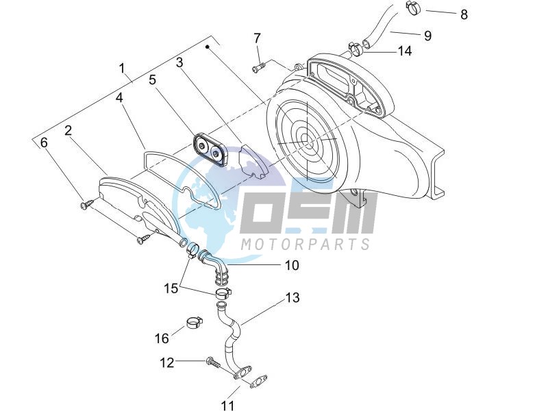 Secondary air box