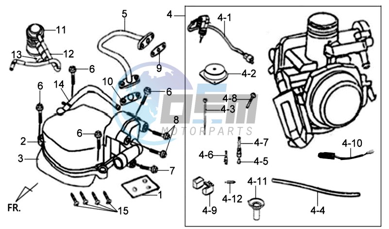 CYLINDER HEAD COVER / CARBURATOR