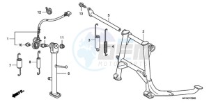 CBF1000SA Europe Direct - (ED / ABS) drawing STAND