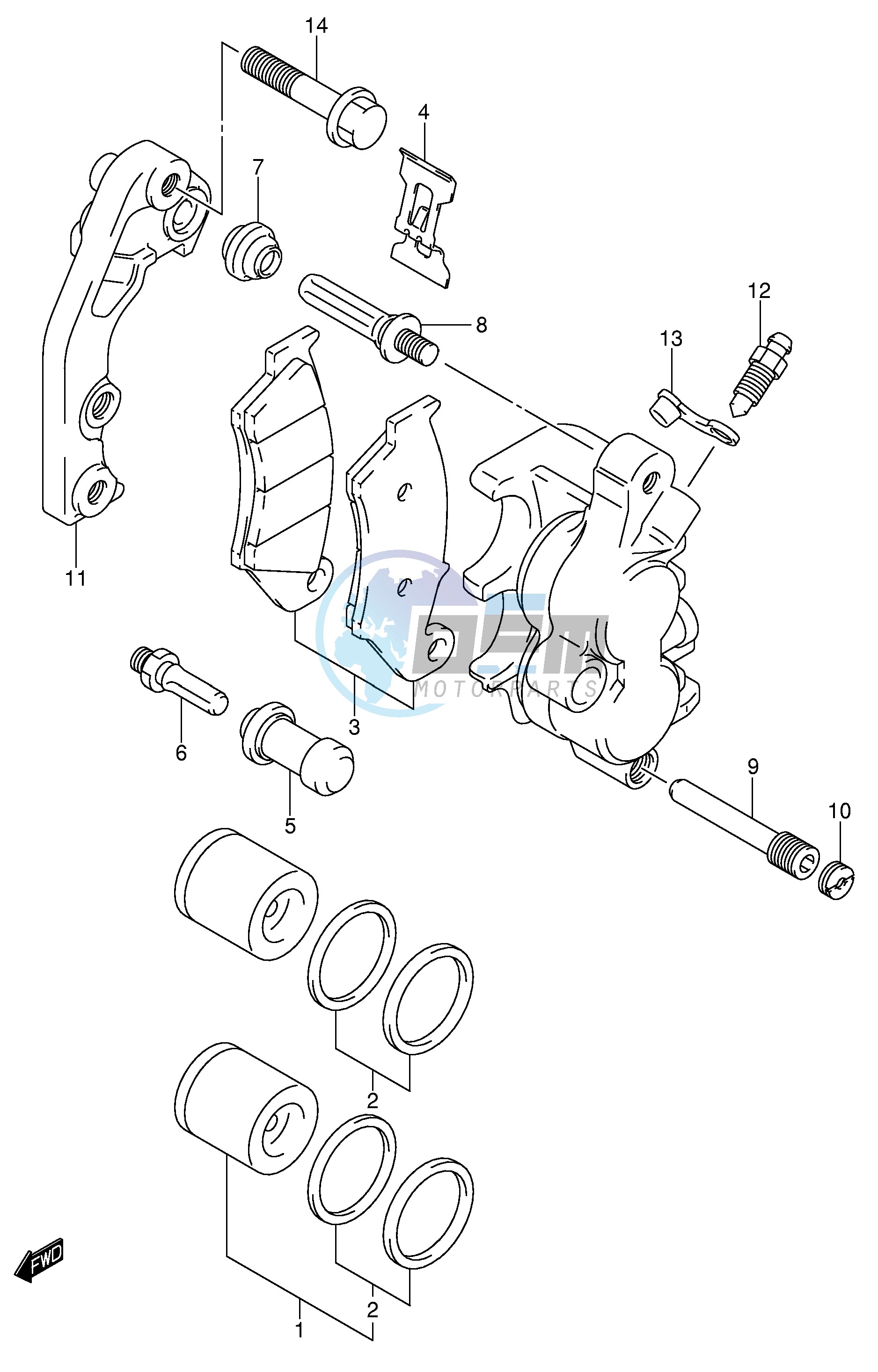 FRONT CALIPER