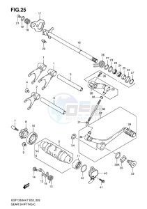 GSF-1250S ABS BANDIT EU drawing GEAR SHIFTING