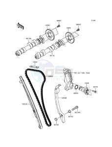 VULCAN S ABS EN650BGF XX (EU ME A(FRICA) drawing Camshaft(s)/Tensioner