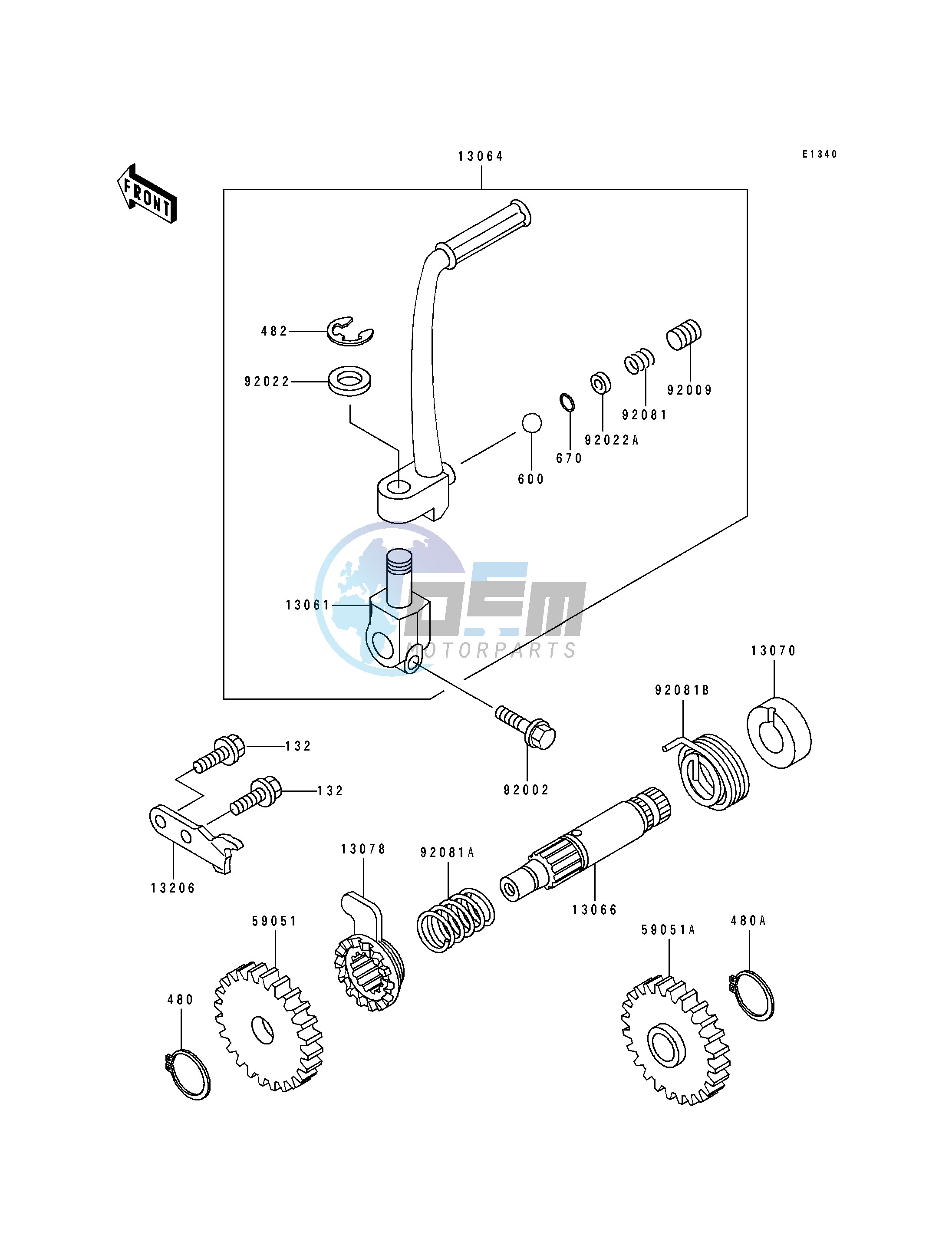 KICKSTARTER MECHANISM