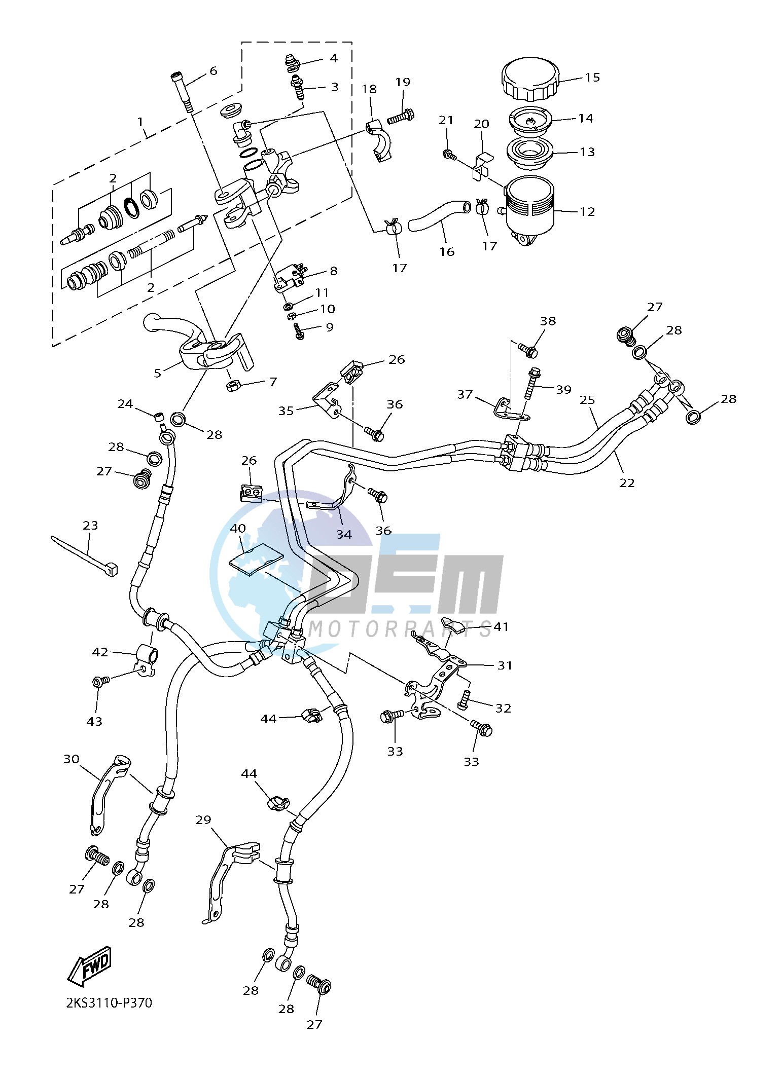 FRONT MASTER CYLINDER